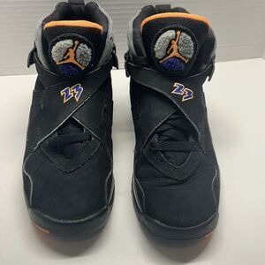 Nike Air Jordan 8 VIII Retro Phoenix Suns Black Size 5Y Black 2012 Basketball